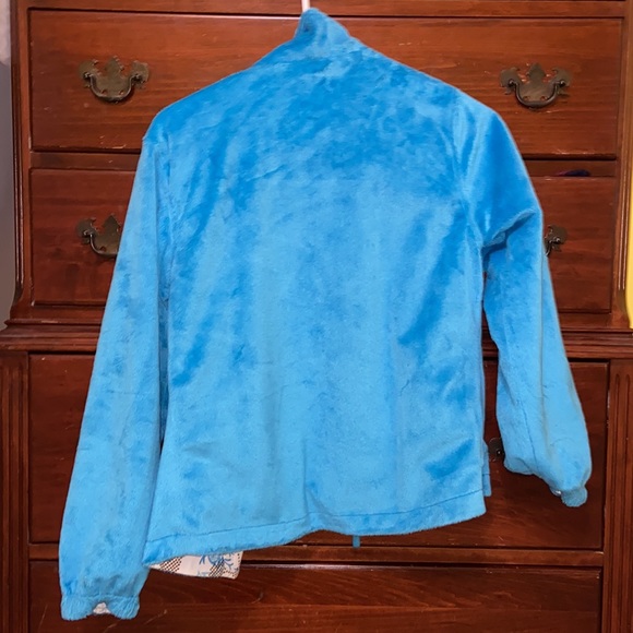 fc girl reversible white and blue snow boarding/skiing jacket - Picture 4 of 4